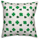 Designs Direct Shamrock Pattern 18x18 Throw Pillow