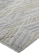 Huntley Abstract Diamond Runner, Oyster Gray, 2'9"x10'