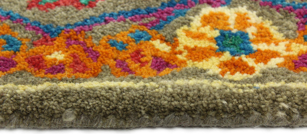 Bashian Elmsford Area Rug, Taupe, 2.6''x8''