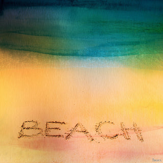 "Beach Sand" Painting Print on Wrapped Canvas, 40"x40"