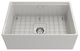 BOCCHI 1628-001-0120 Contempo Apron Front Fireclay 27" Single Kitchen Sink Whit