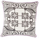 Surya Eleonore ELN-001 18"x18" Pillow Kit, Ivory/Purple/Charcoal
