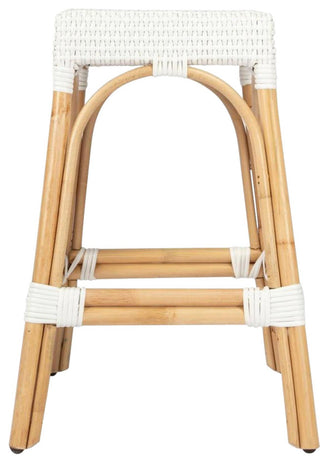 Mediterranean Rattan Counter Stool - Robias