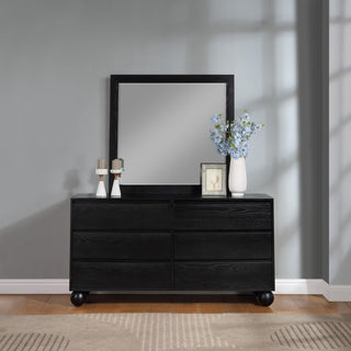 Kent Bedroom Set, Black, Mirror