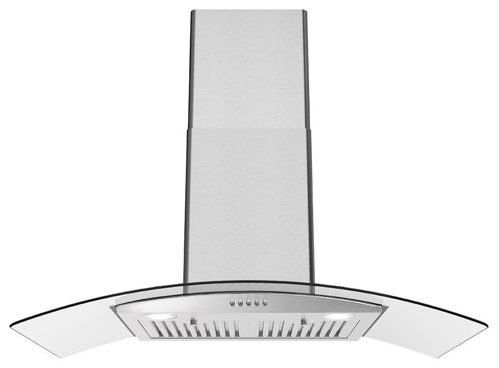 Streamline 36" Matteo Ducted Wall Mount Range Hood, Stainless Steel