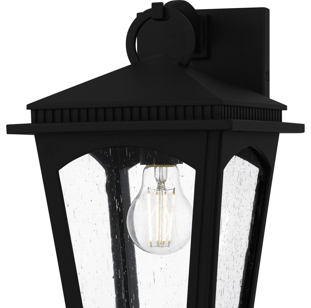 Quoizel HUK8408 Huck 13" Tall Outdoor Wall Sconce - Earth Black