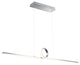 Loophole 52" LED Pendant 3000K, Brushed Aluminum