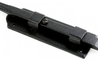 Slide Bolts Black Wrought Iron Tower Style Set of 2