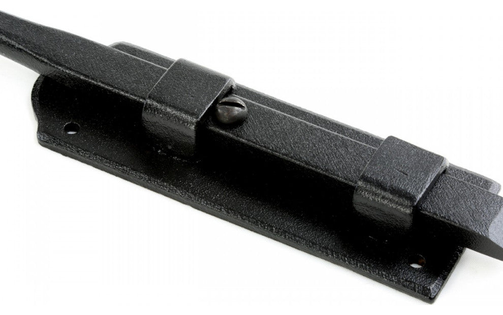 Slide Bolts Black Wrought Iron Tower Style Set of 2
