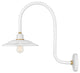 Hinkley Foundry 1-Light Outdoor Wall Mount Lantern, Gloss White