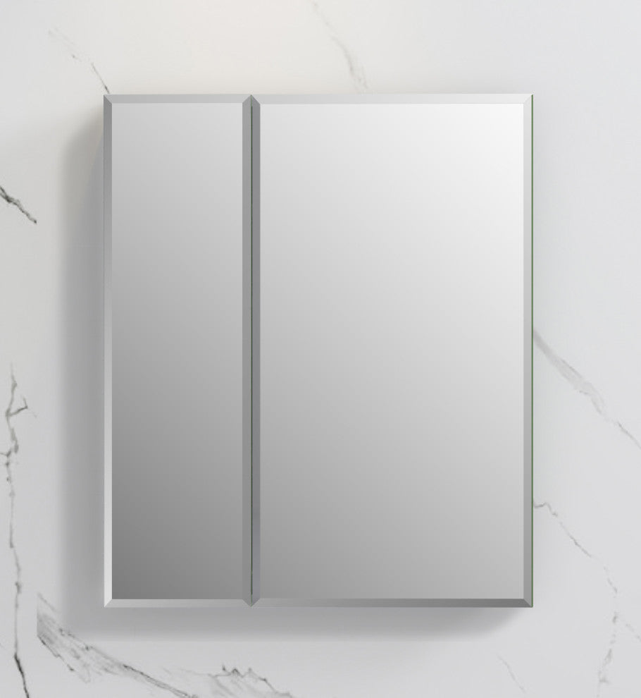 Fresca 30"Wx36"H Bathroom Medicine Cabinet With Mirrors, Beveled Edge