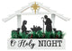 13.5"L Wooden Nativity Table Decor