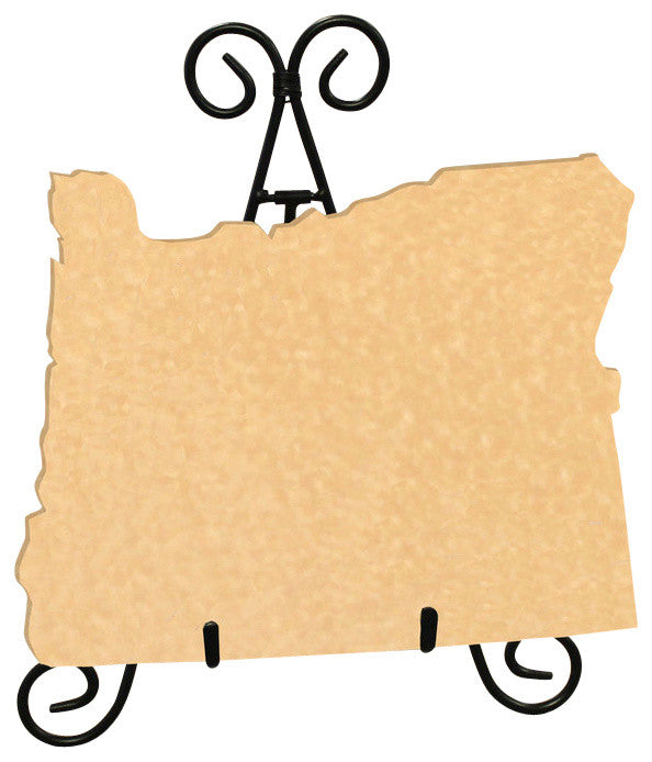 State Shaped Cutting Boards, Black Richlite, Oregon