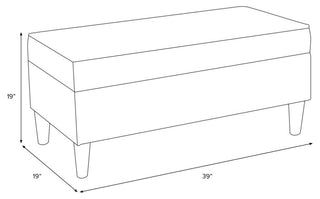 Storage Bench, Cameila Multi Green