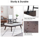 Modern Lift Top Coffee Table for Living Room Reception/Home Office, Charcoal Oak