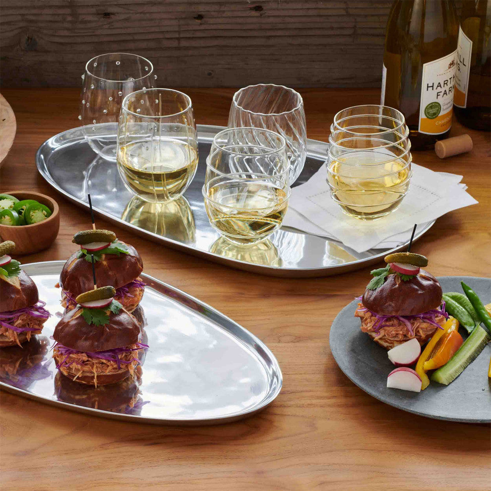 Aluna Aluminum Tray, 13.8 X 9.1 In.