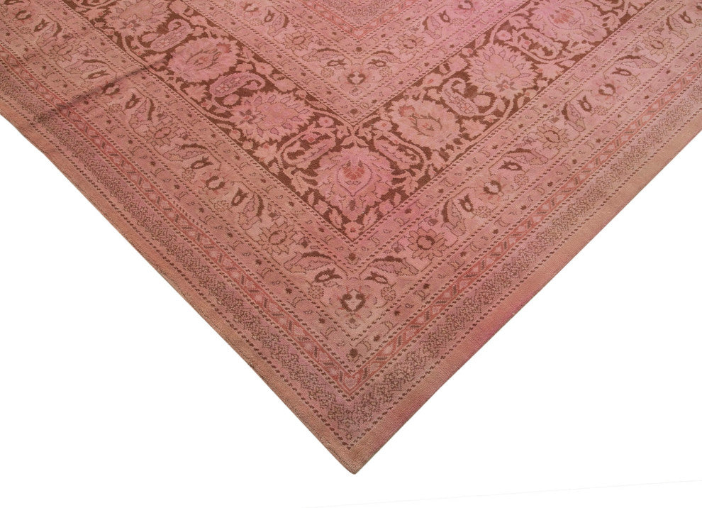 Rug N Carpet - Handwoven Oriental 13' 0" x 18' 11" Large Oushak Area Rug