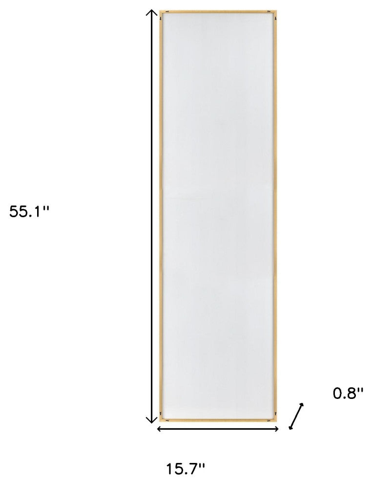 Gold Aluminum Frame Mirror