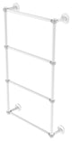 Prestige Skyline 4 Tier 36" Ladder Towel Bar, Twisted Detail, Matte White