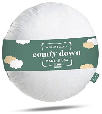Down Diameter Round Pillow Insert, 28"