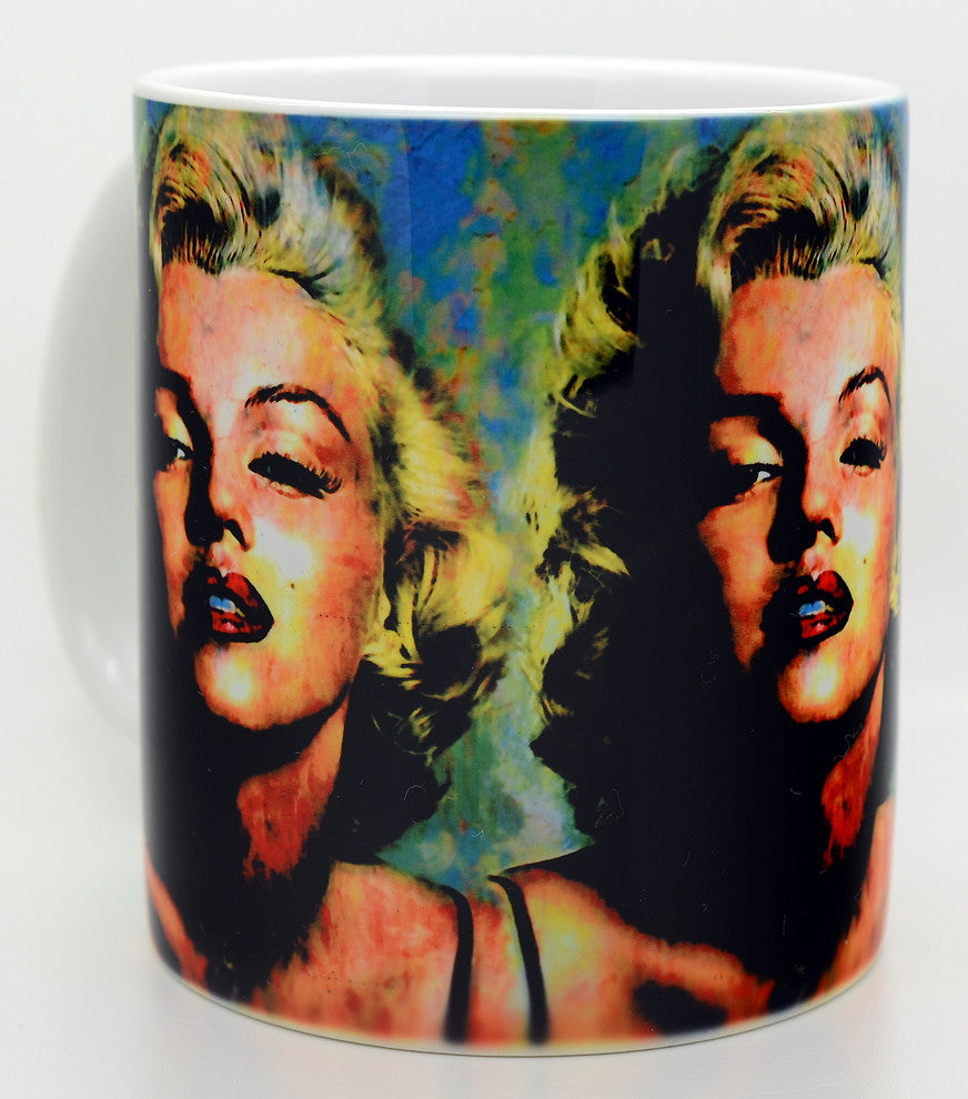 Marilyn Monroe "Insatiable" Mug Art by Mark Lewis