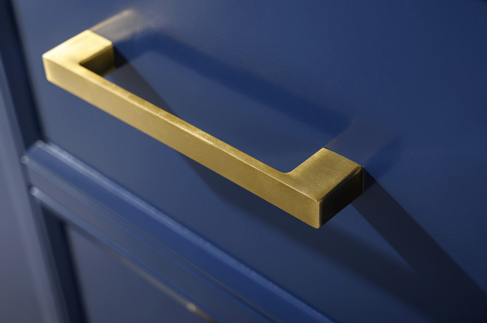 36" Single Sink Vanity Cabinet, Blue