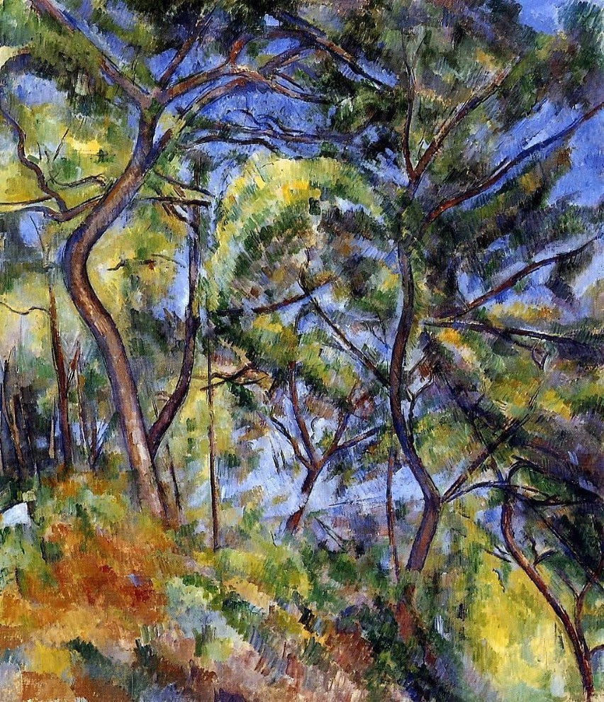 Paul Cezanne Forest Wall Decal