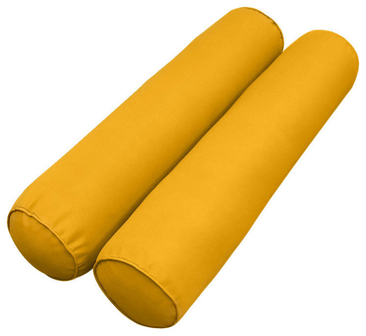 Style 6 Twin Size Pipe Trim Bolster Pillow Cushion Outdoor Slip Cover ONLY AD108