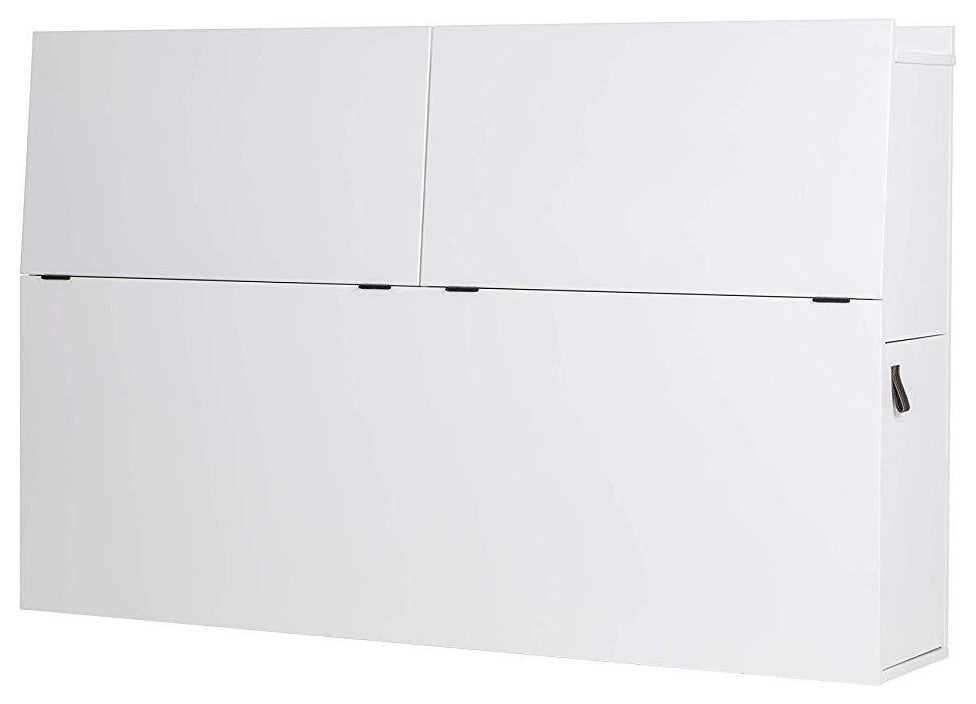 Memomad Bali Storage Headboard (Queen Size, Off White)