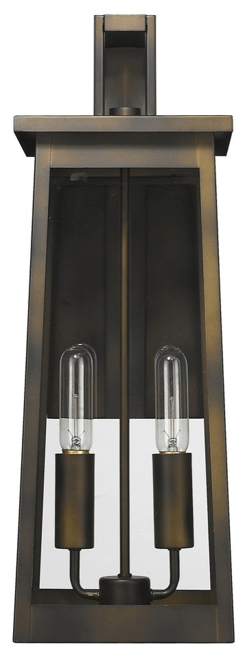 Alden 2-Light Oil-Rubbed Bronze Wall Light