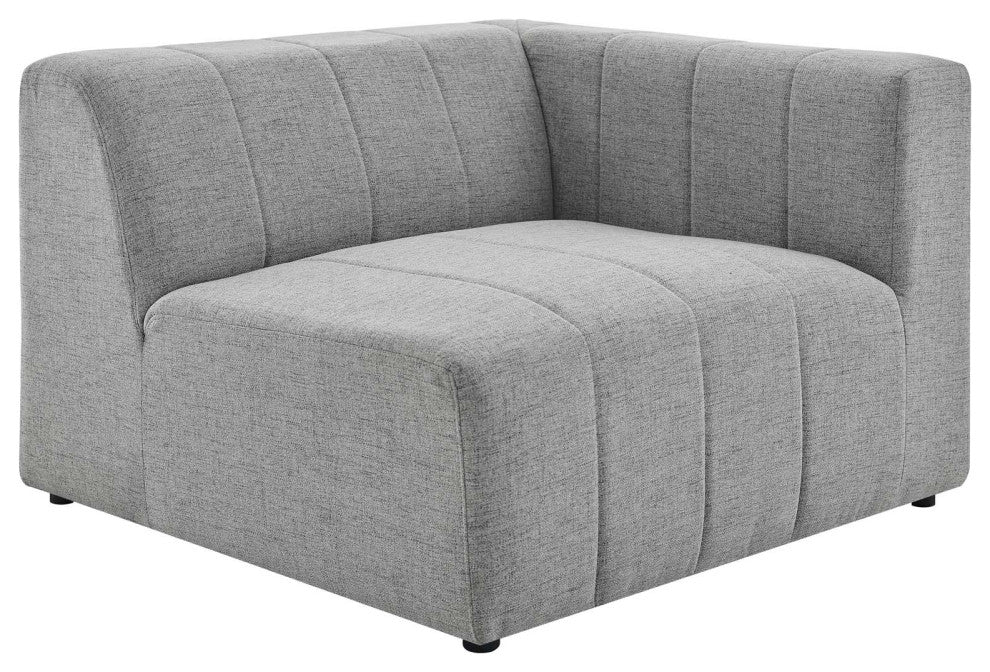 Bartlett Upholstered Fabric Upholstered Fabric 2-Piece Loveseat Light Gray