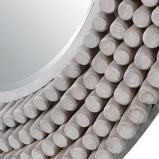 Uttermost PortSide Round Gray Mirror