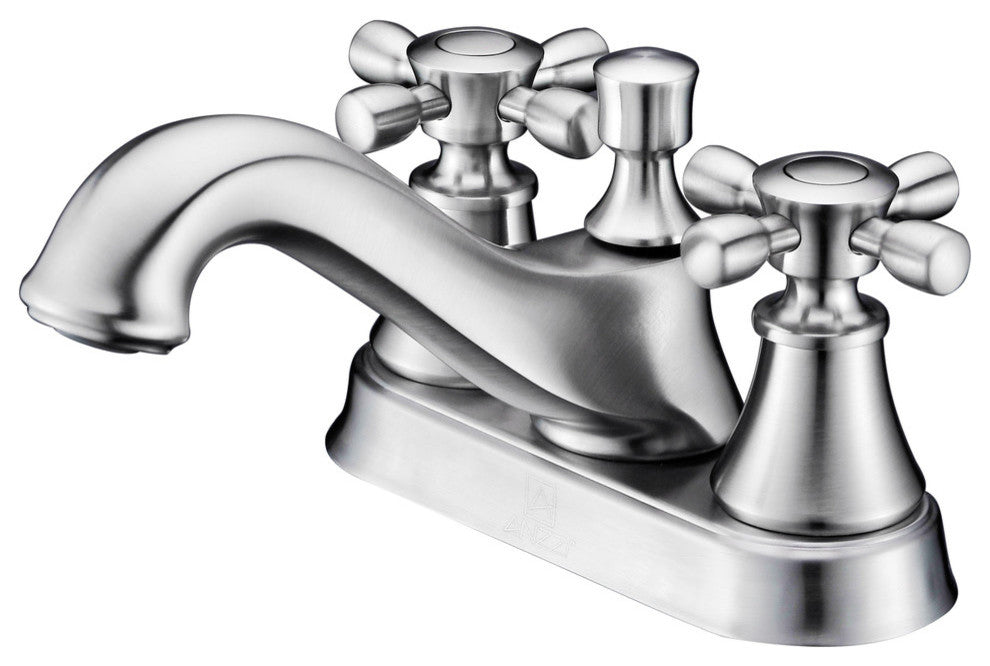 Major Series 2-Handle Bathroom Sink Faucet in Brushed Nickel