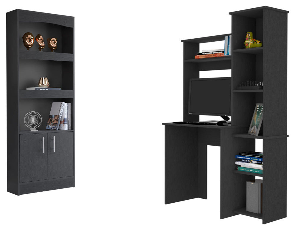 DEPOT E-SHOP Detroit 2-Piece Set, Black