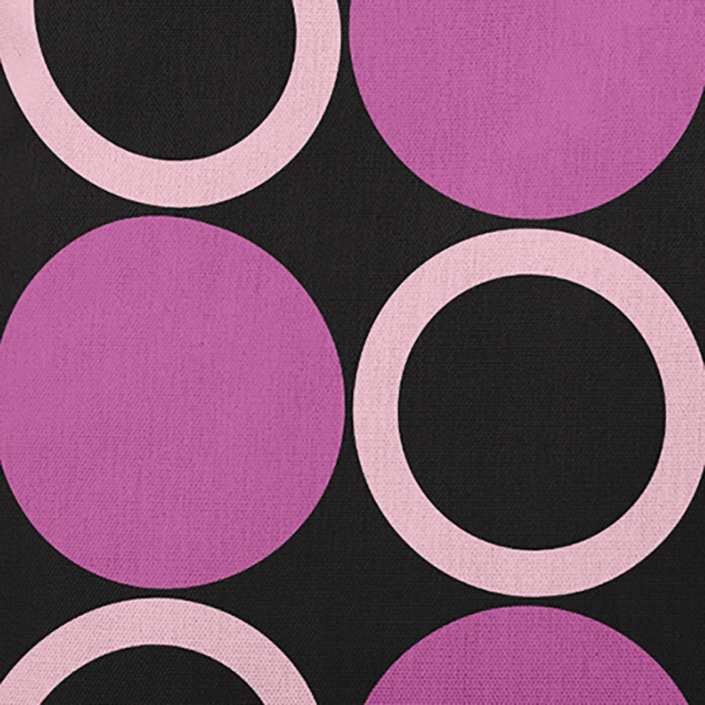 Mod Circles Indoor/Outdoor Throw Pillow, Orchid, 20"x20"