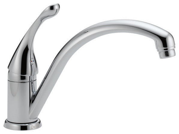 Delta Collins Single Handle Kitchen Faucet, Chrome, 141-DST