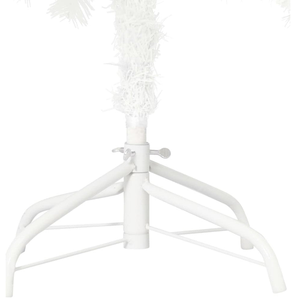 vidaXL Artificial Pre-lit Christmas Tree with Ball Set Xmas Decoration White