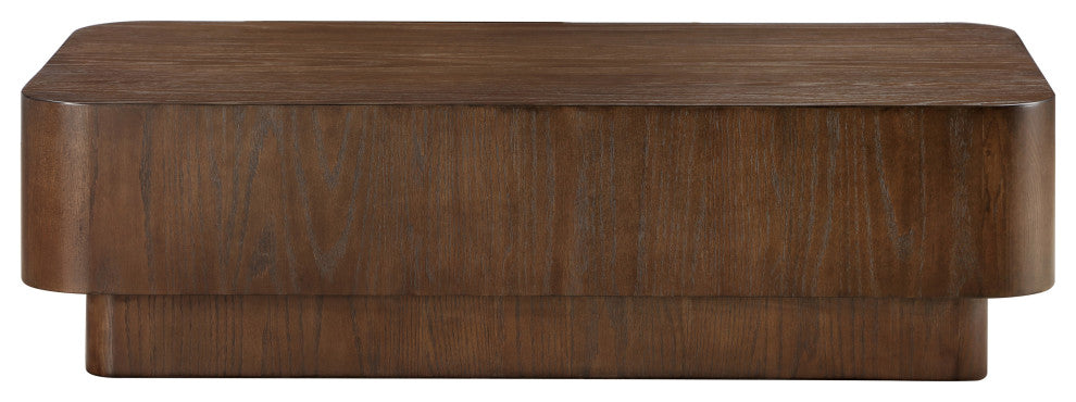 Oakmont Veneer Coffee Table, Brown, Coffee Table