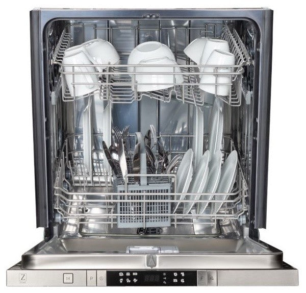 24" Black Matte Top Control Dishwasher 120-Volt With Traditional Style Handle
