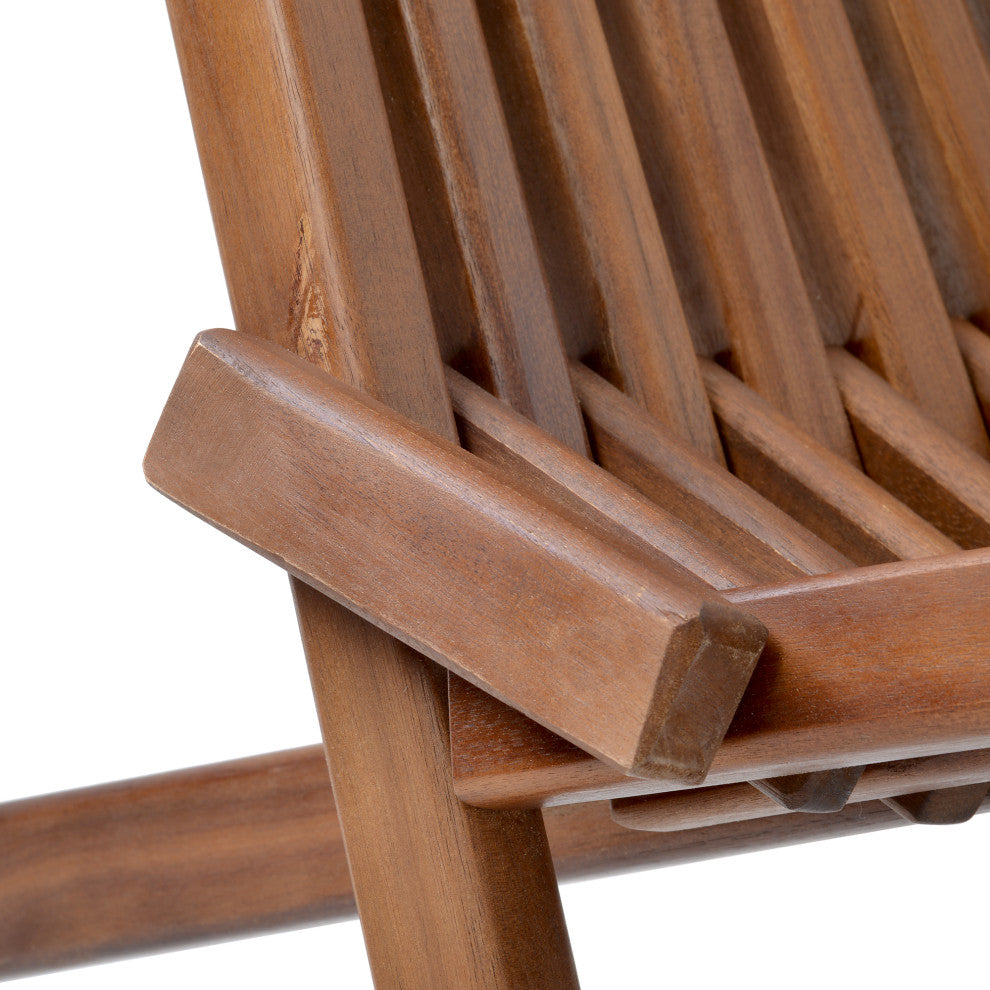 TATEUS stylish Folding wood chair indoor or outdoor