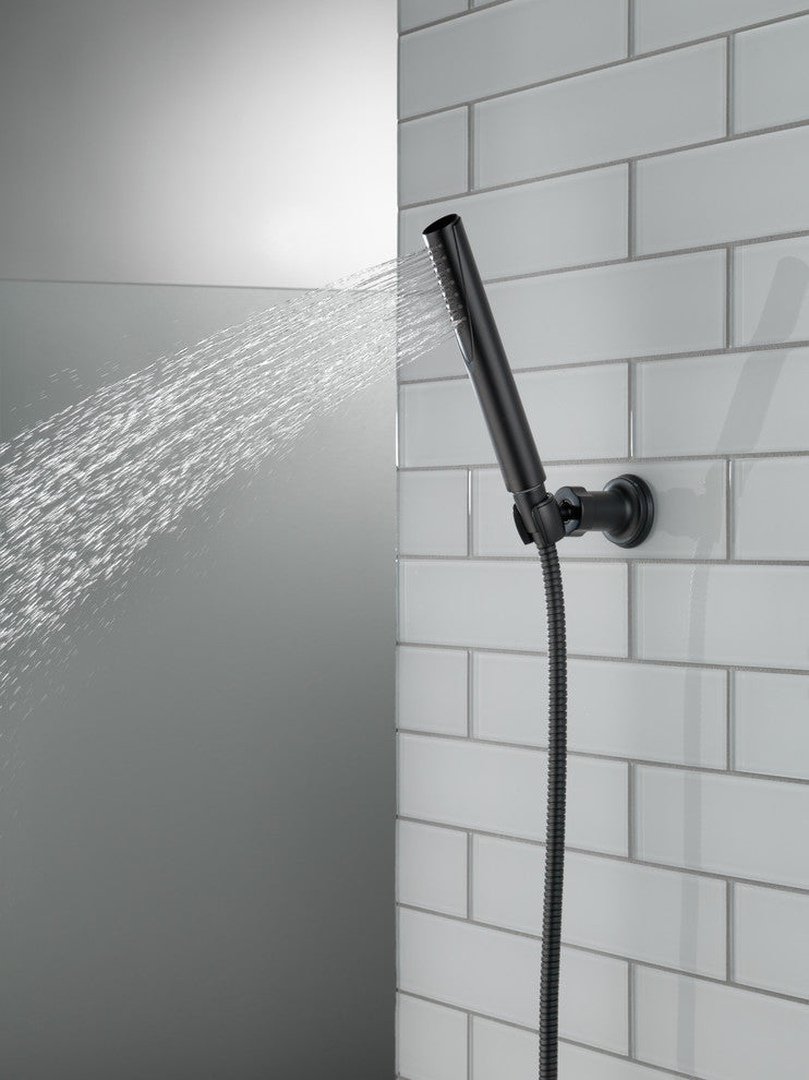 Delta Grail Single-Setting Adjustable Wall Mount Hand Shower, Matte Black