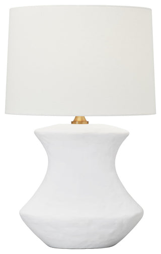 Bone Table Lamp, Matte White Ceramic