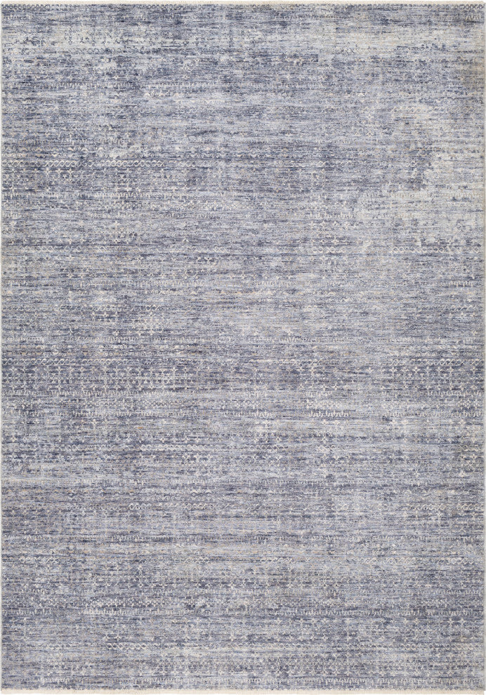 Surya Presidential PDT-2316 3'3"x8' Rug, Pale Blue/Green/Blue/Blue/Gray/Ivory