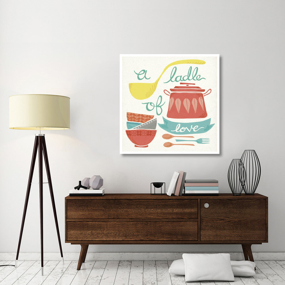 "A Ladle of Love" Digital Paper Print by Mary Urban, 42"x42"