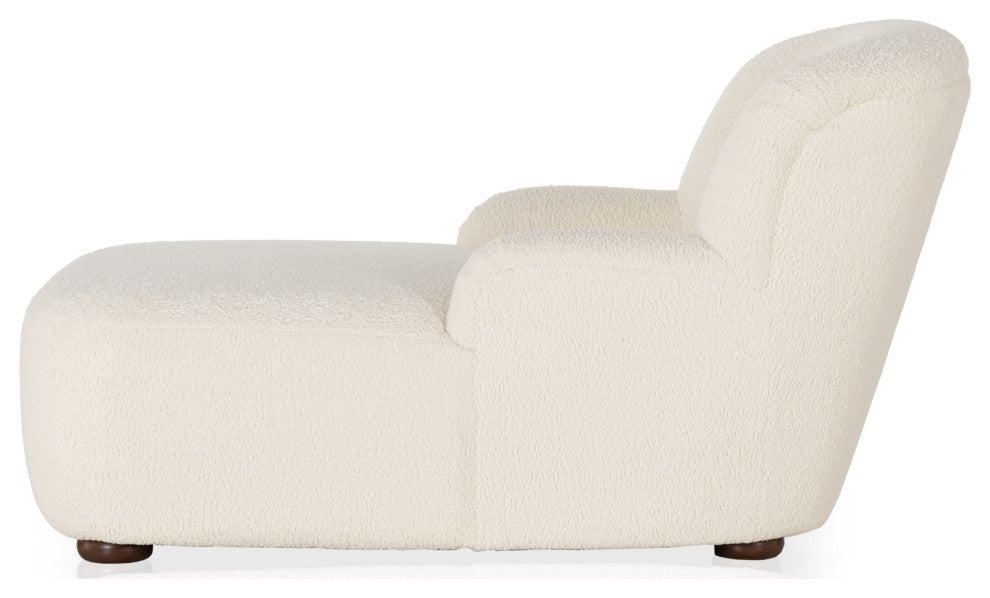 Kadon Chaise Lounge-Sheepskin Natural