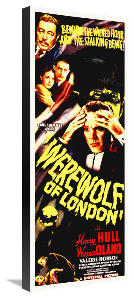 "Werewolf of London" Stretched Canvas Giclee by Hollywood Photo Archive, 12x30"
