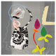 "Still Life with Damask Vase" Digital Paper Print by Joan Elan Davis, 42"x42"