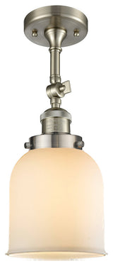 Innovations Lighting 201F-Sn-G51-Led 1 Light Dimmable Led Semi-Flush Mount