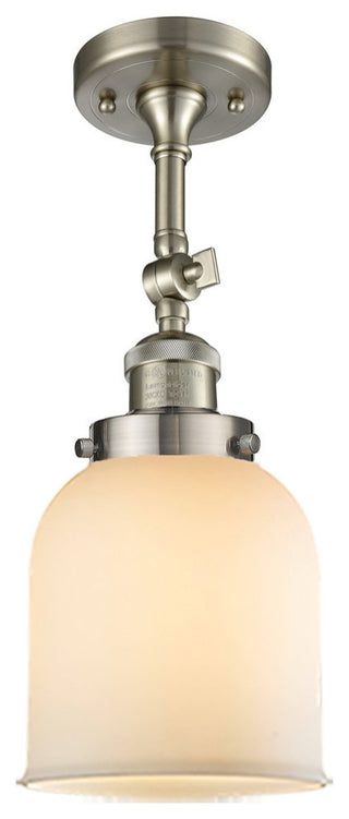 Innovations Lighting 201F-Sn-G51-Led 1 Light Dimmable Led Semi-Flush Mount