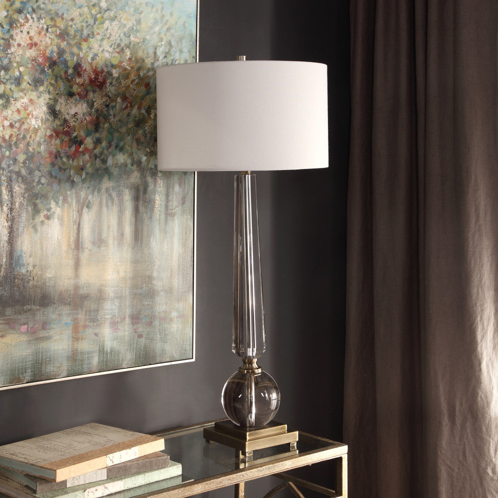 New Uttermost Crista Crystal Lamp